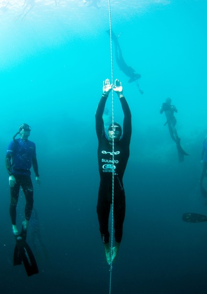 William Trubridge, Ascent of Gold Medal/ World Record dive